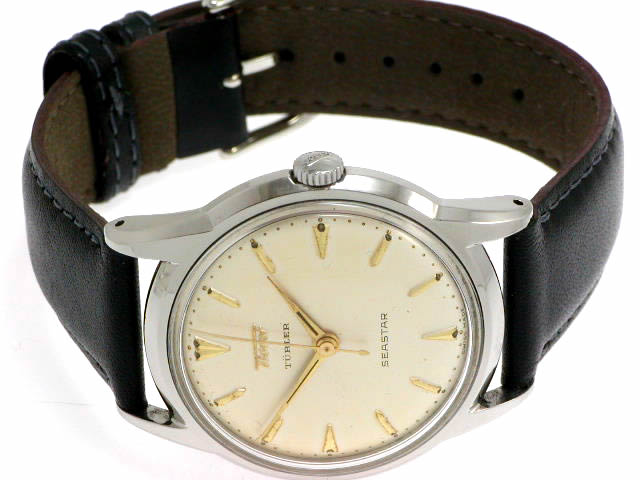 ティソ チューラ Wネーム  シースター 手巻き 1960年代