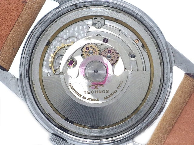 テクノス スカイエース ETA2472 25石 自動巻 OH済 1960年代