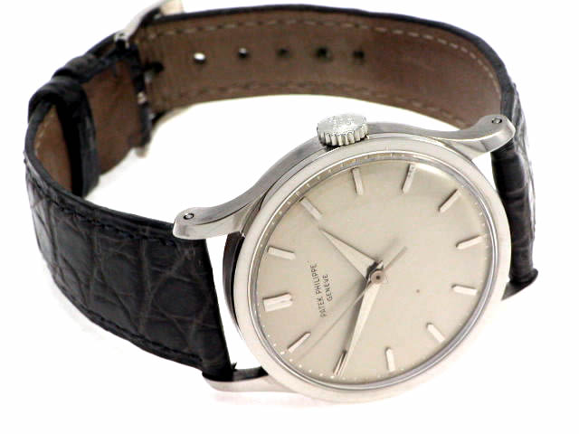 パティックフィリップ Ref.570 18K無垢 WG ビッグカラトラバ Cal.27SC 手巻 1960年代 Patek Philippe