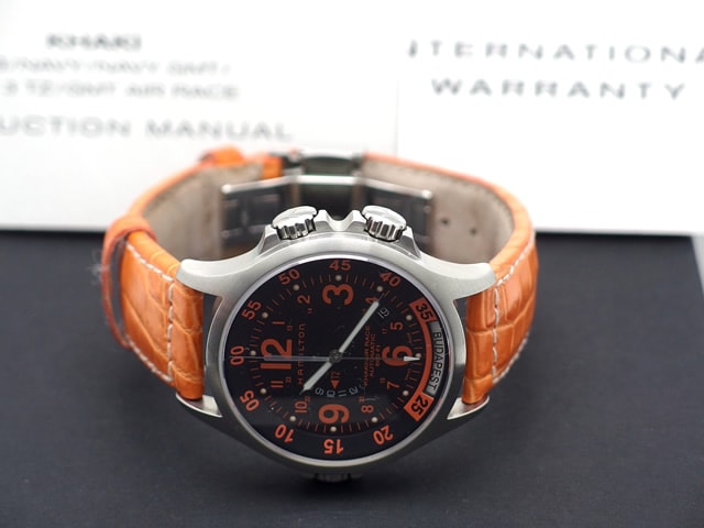 ハミルトン カーキ GMT エアレース H77665973 自動巻 USED