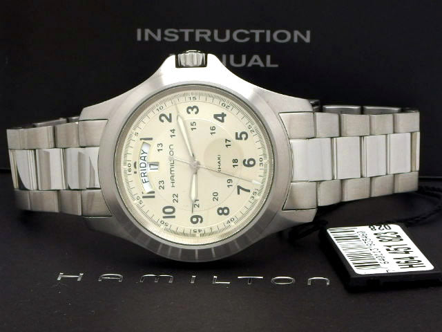 ハミルトン カーキ キング H64451823 クオーツ SSブレス USED