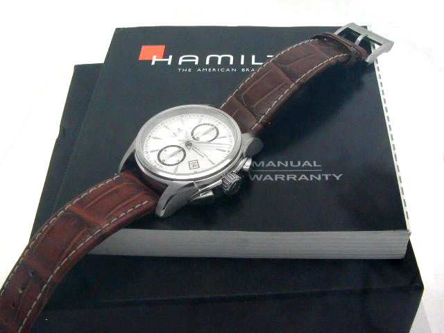 ハミルトン H326160 ジャズマスター バルジュー7750 自動巻 USED