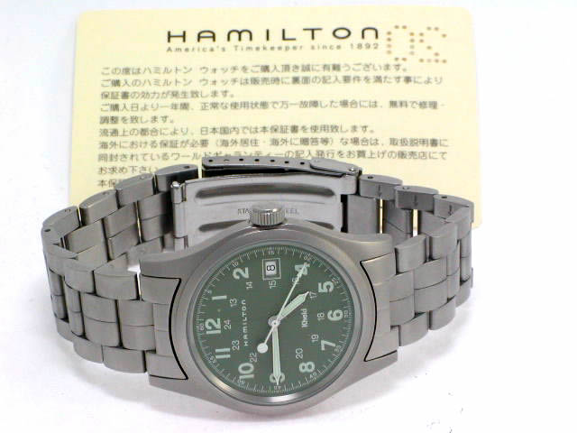 ハミルトン カーキ フィールド クオーツ H636117 USED　