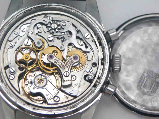 ユニバーサル コンパックス クロノグラフ Cal.281 手巻 OH済