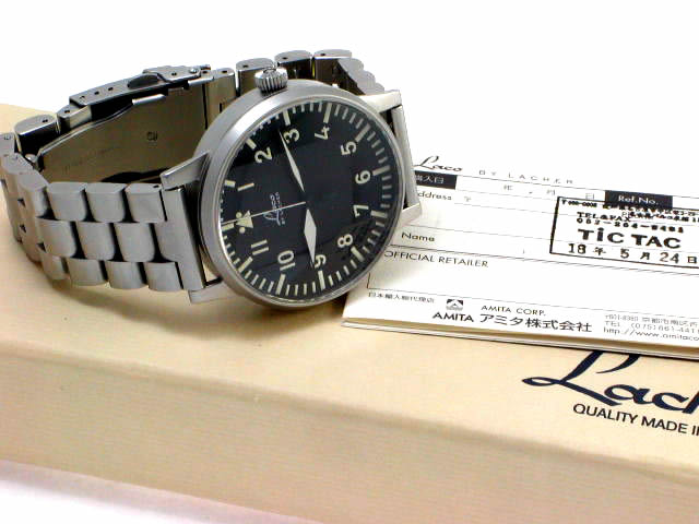 ラコ オートマチック 42mm 861062 SSブレス USED　