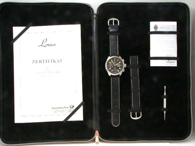 ラコ 500本限定 自動巻 クロノグラフ 42mm 852944　新品 Laco