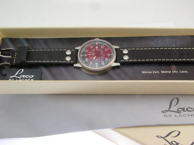 ラコ クオーツ デイト 42mm 860894　新品 Laco