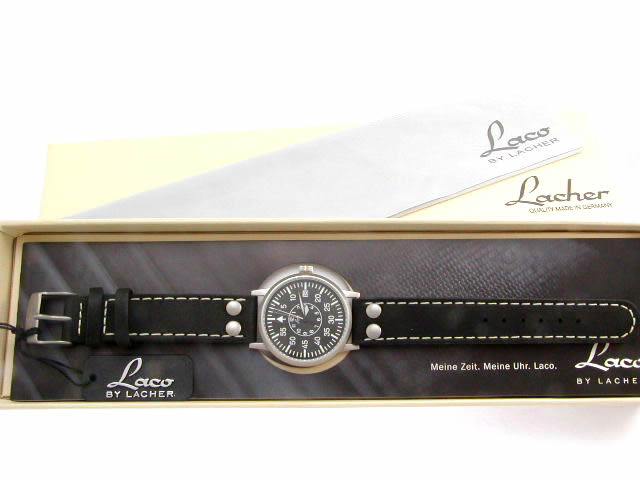 ラコ クォーツ デイト 36mm 861177　新品 Laco