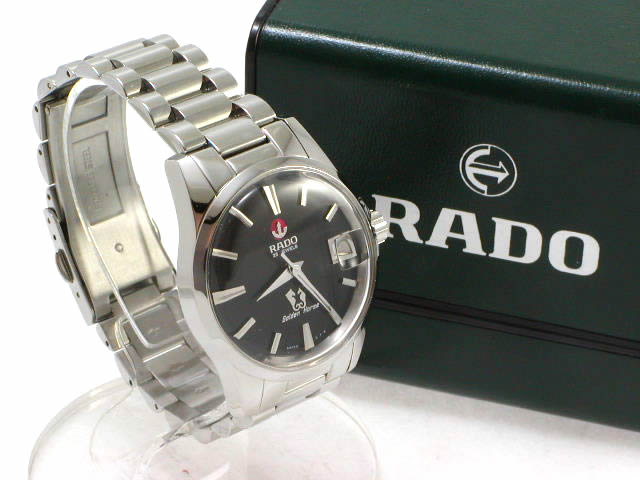 ラドー ゴールデンホース 復刻版 SS R84832153 黒 USED　
