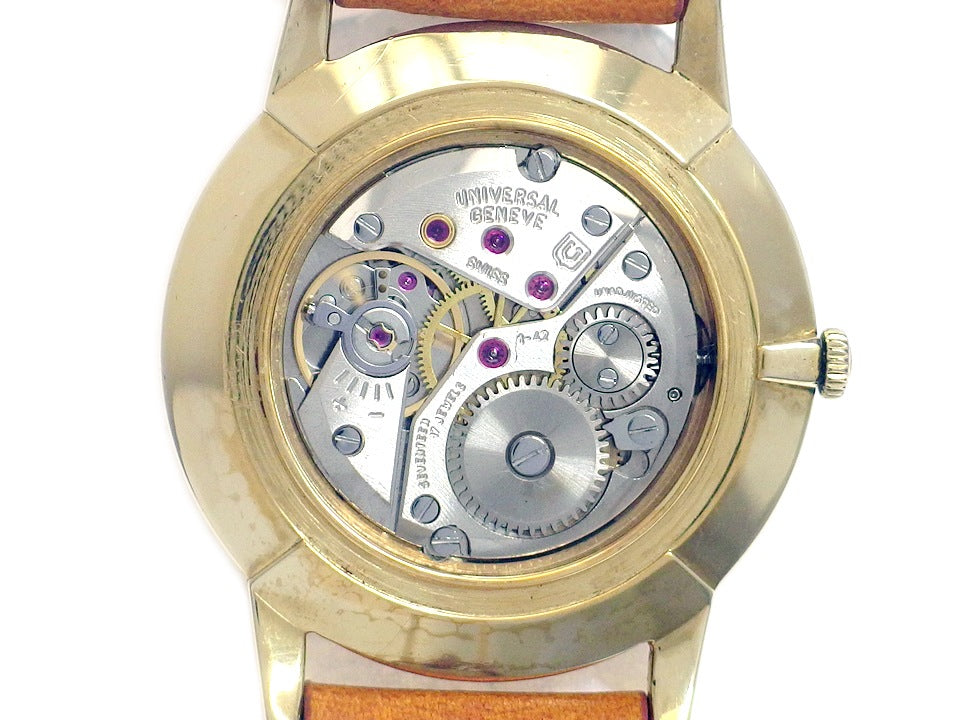 ユニバーサルジュネーブ Ref.542 101 Cal.1-42 GP 漢字インデックス 手巻 OH済 1970年代　Universal