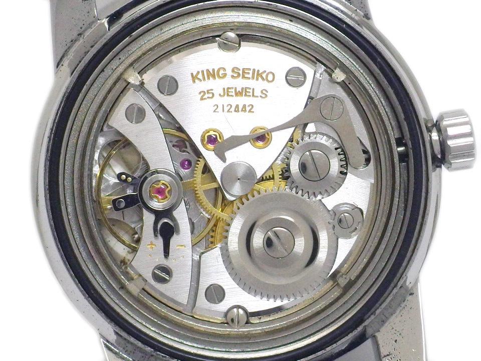 キングセイコー セカンドモデル 44-9990 初期型 盾メダリオン 手巻 OH済 昭和41年製 Seiko