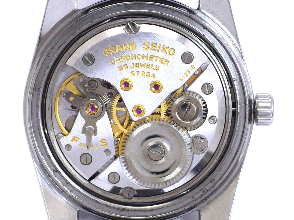 【希少】グランドセイコー 2ndモデル 5722-9990 ライオンメダリオン 手巻 OH済 昭和40年製 Seiko