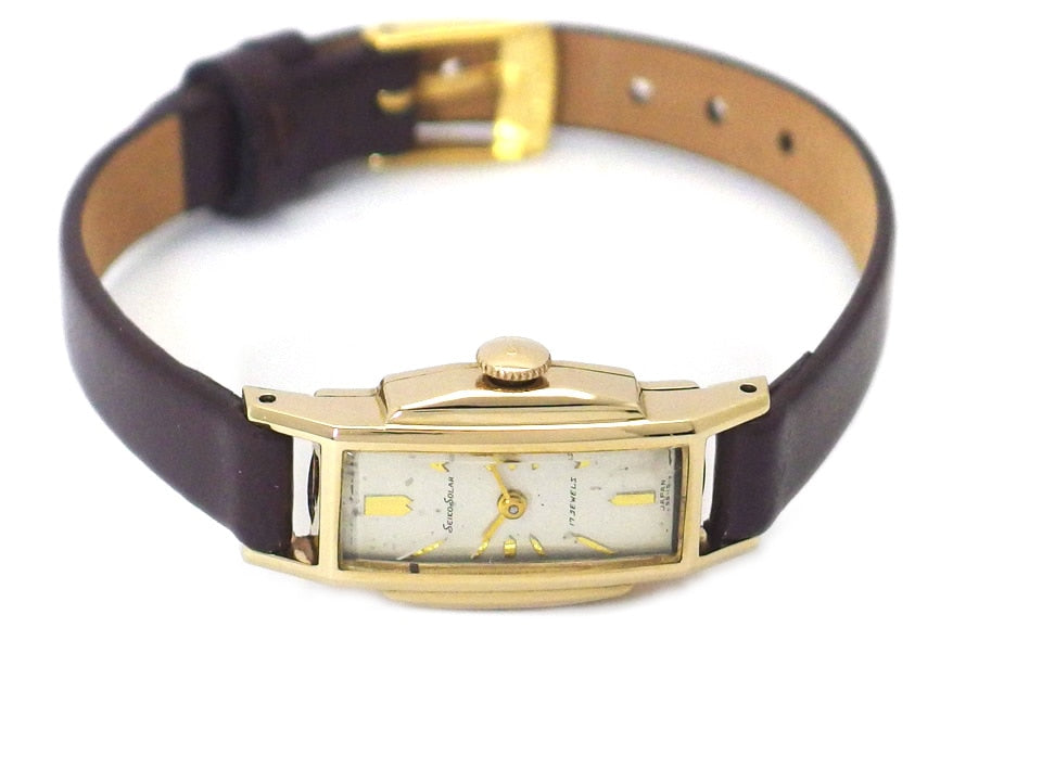 セイコー ソーラー レディース 14KGF 563 手巻 OH済 昭和35年製 Seiko