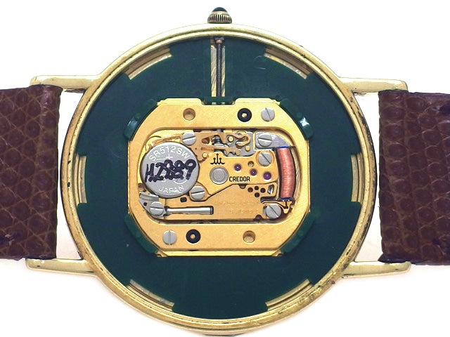 セイコー クレドール 5A74-0030 18Kケース 純正18K尾錠 クオーツ USED Seiko