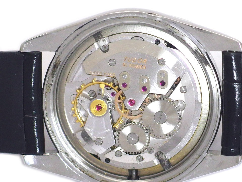 チュードル オイスターデイト Ref.7962 デカバラ 黒文字盤 手巻 OH済 1965年製 Tudor