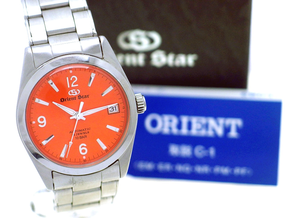 オリエントスター ER0T-C1 CS オレンジ文字盤 21石 自動巻 USED ORIENT