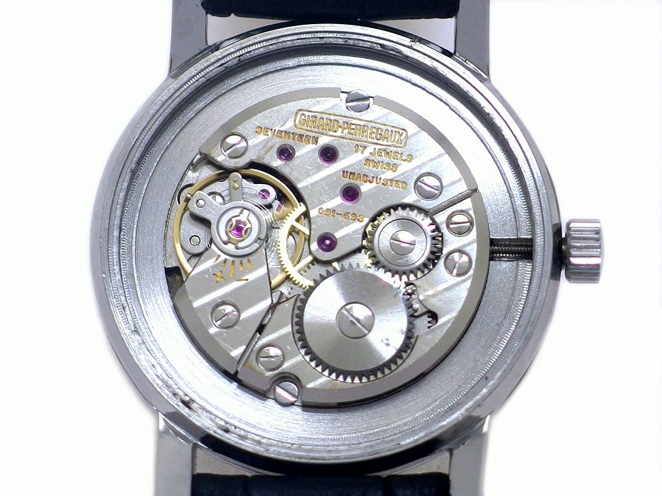 ジラールペルゴ スモールセコンド Cal.091 17石 手巻 OH済 1970年代 Girard Perregaux