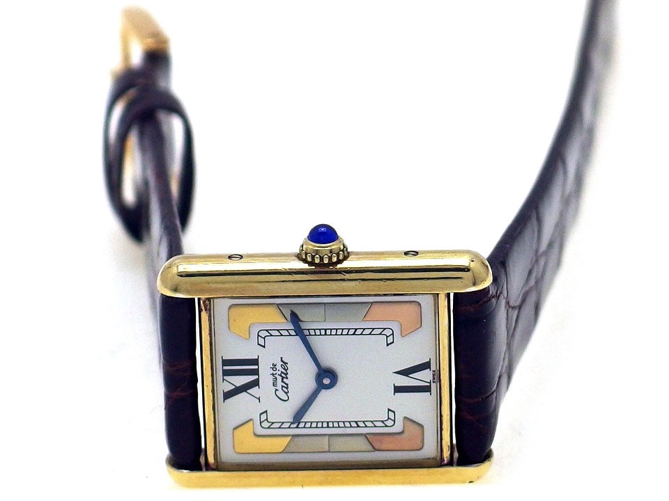 カルティエ マストタンク LM ヴェルメイユ Ref.590005 クォーツ USED　Cartier
