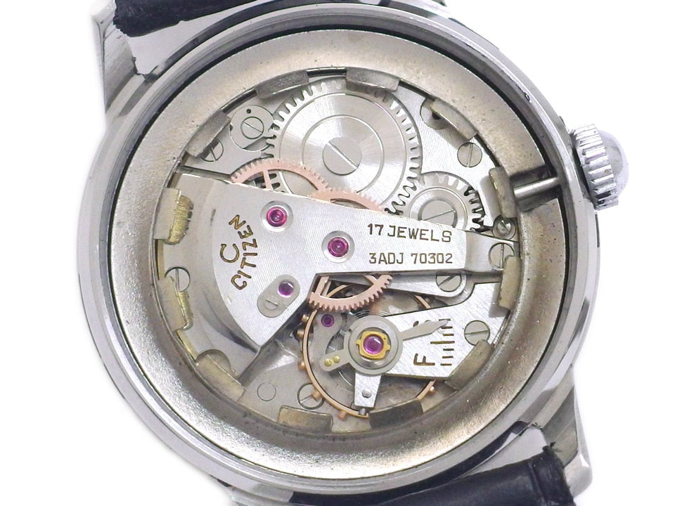 シチズン センターセコンド スクリューバック 17石 手巻 OH済 1950年代 Citizen