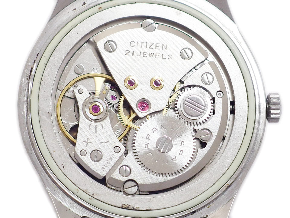 シチズン ホーマー 国鉄時計 門鉄 21石 手巻 OH済 昭和49年製 Citizen