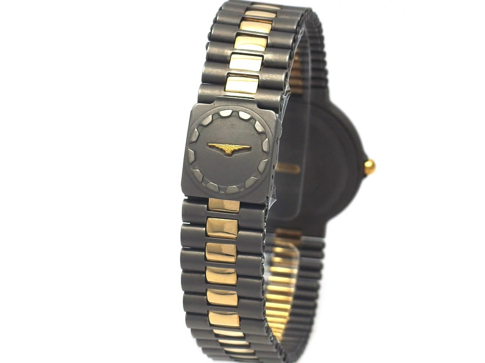 ロンジン コンクエストVHP チタニウム 4990.9.657 クオーツ 1989年頃 USED Longines