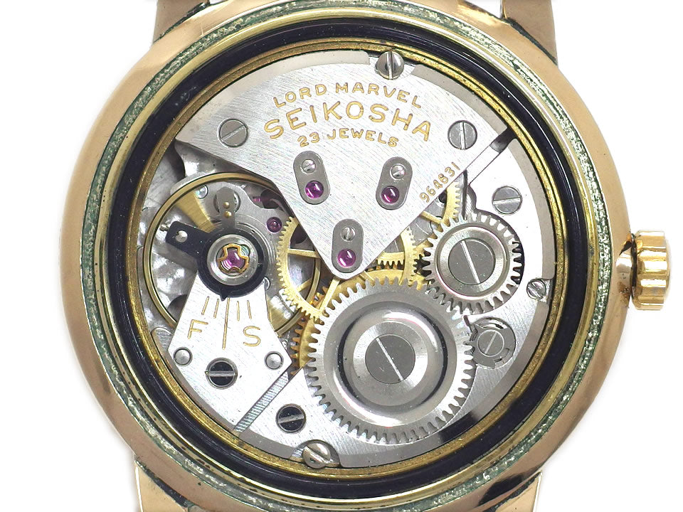 セイコー ロードマーベル 15023E 14KGF SD文字盤 23石 手巻 OH済 昭和37年製 Seiko