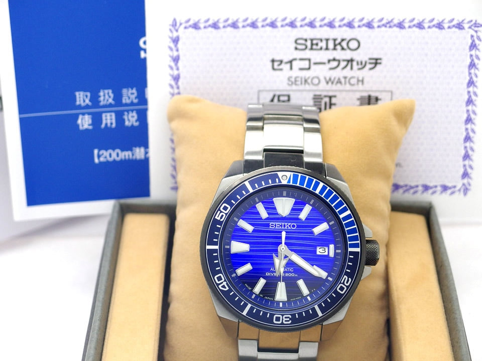 セイコー プロスペックス ダイバーズ 200m SBDY019 "Save the Ocean Special Edition" 自動巻 2018年製 USED Seiko