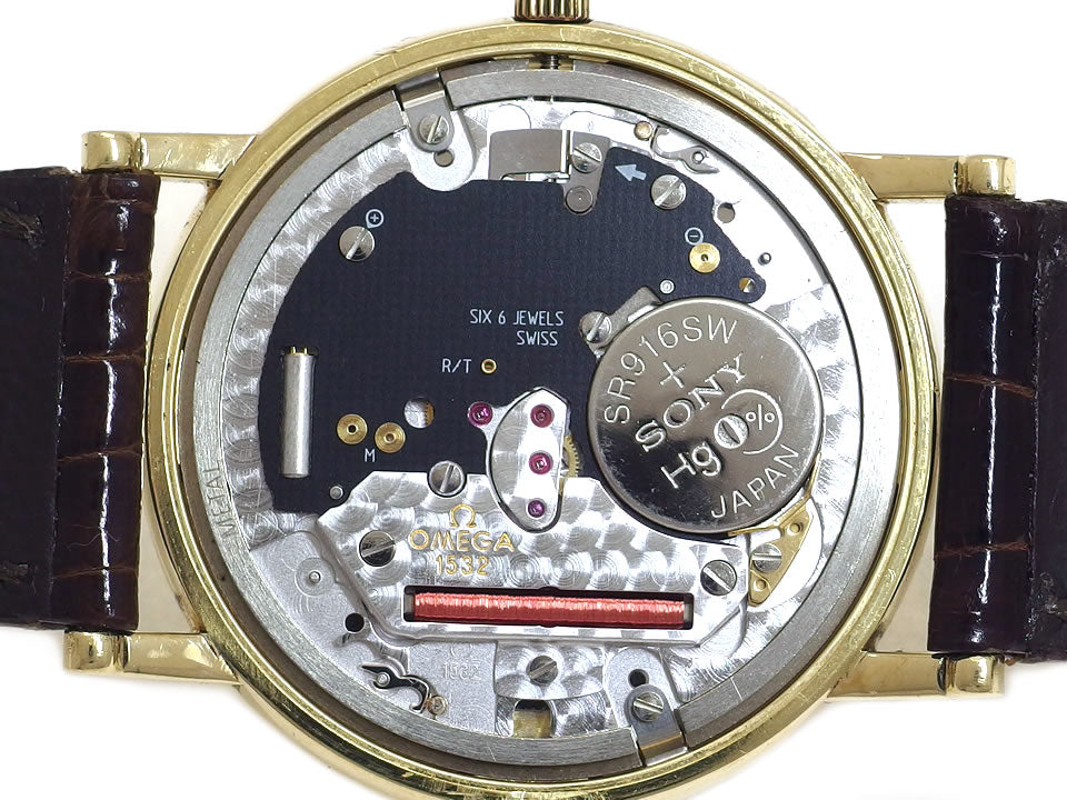 オメガ デヴィル クラシック 18K  Ref.196.2432 Cal.1532 クオーツ 1997年頃 USED Omega