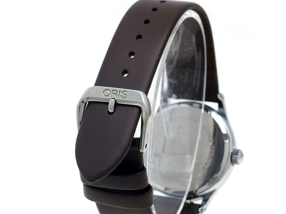 オリス ポインターデイト 31.5mm レディース Ref.302-7285B Cal.302 手巻 OH済 USED