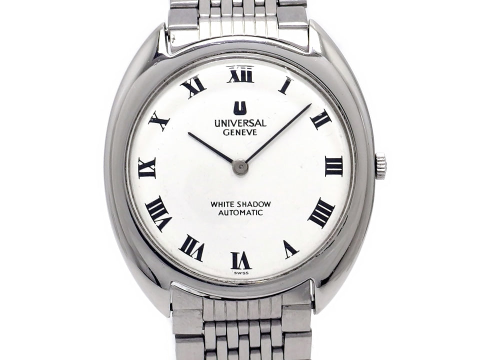 Universal Genève White Shadow Ref. 866101 Gay Frères Bracelet Cal. 2-66 Automatic Overhauled 1970s