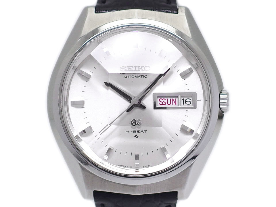 グランドセイコー 6146-8050 ハイビート36000 ５面カットガラス 自動巻 OH済 昭和47年製 Seiko