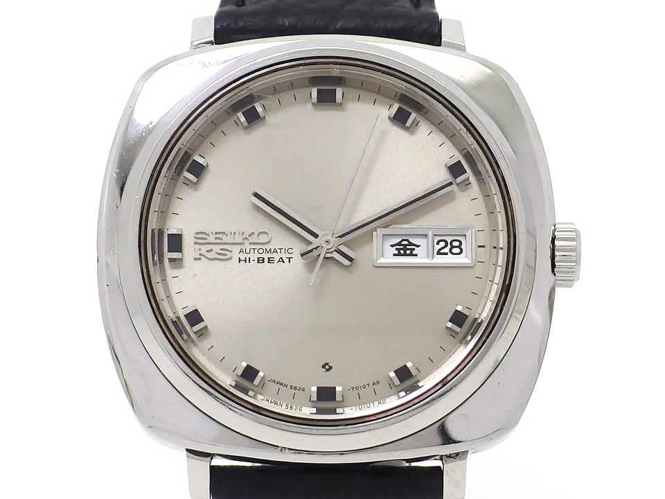 キングセイコー 5626-7010 クッション型 ワンピースケース KSメダリオン 自動巻 OH済 昭和44年製 Seiko