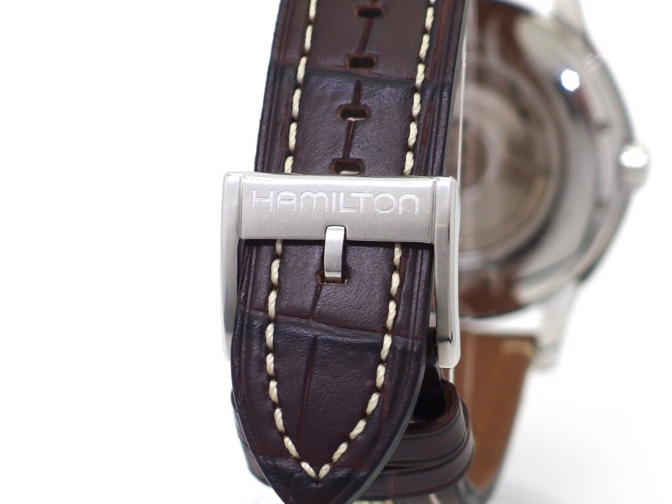ハミルトン ジャズマスター トラベラーGMT H325850 ピンクゴールド針 自動巻 OH済 2010年頃発売 USED Hamilton