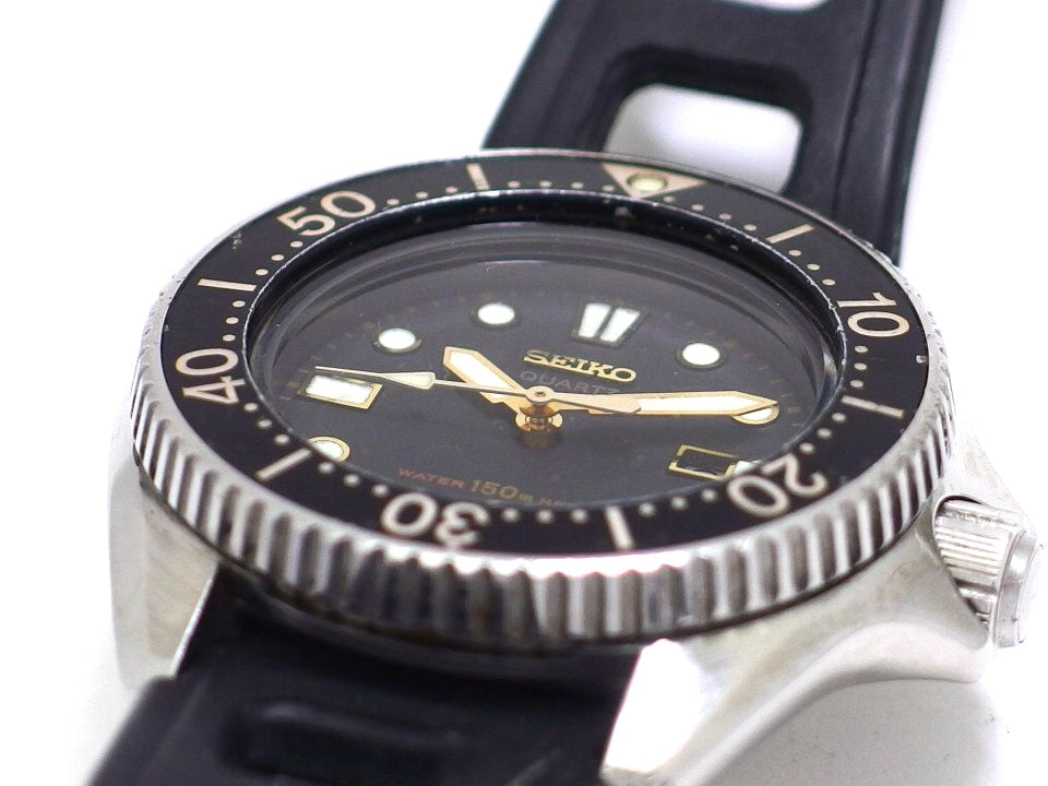 セイコー ダイバー 150m レディース 2625-0010 黒文字盤 クオーツ 1981年製 USED Seiko