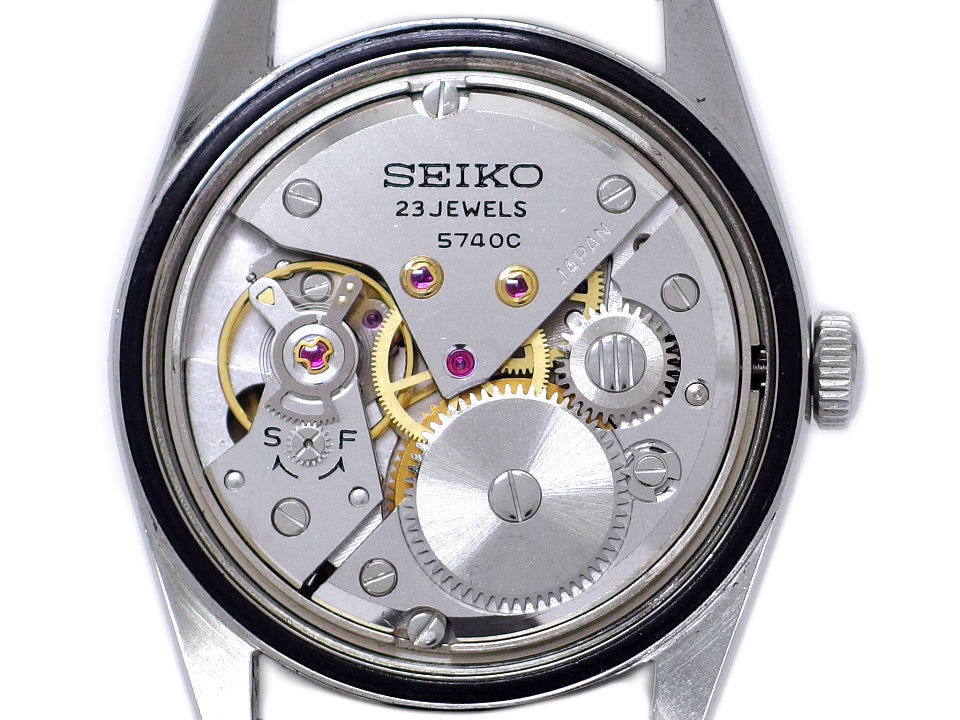 セイコー ロードマーベル 36000 5740-8000 絹目文字盤 アラビアインデックス 手巻 OH済 昭和45年製 Seiko