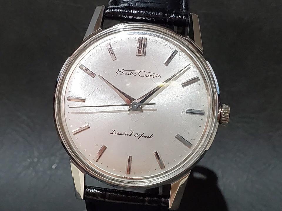 セイコー クラウン 16002 SS Cal.560 21石 手巻 OH済 昭和39年製 Seiko