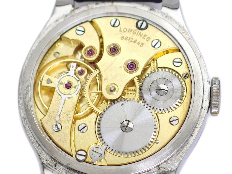 ロンジン セクターダイアル スモールセコンド 金色ムーブメント Cal.12.68Z 17石 手巻 OH済 1938年頃