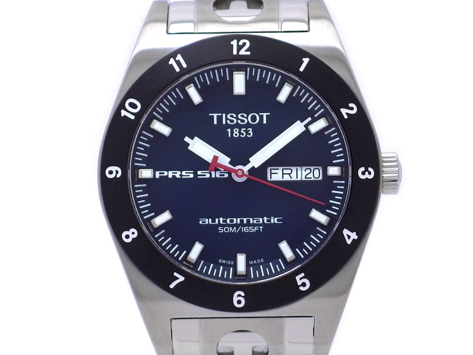 ティソ PRS516 デイデイト T91.1.483.41 ネイビー文字盤 自動巻 2005年購入 USED　TISSOT