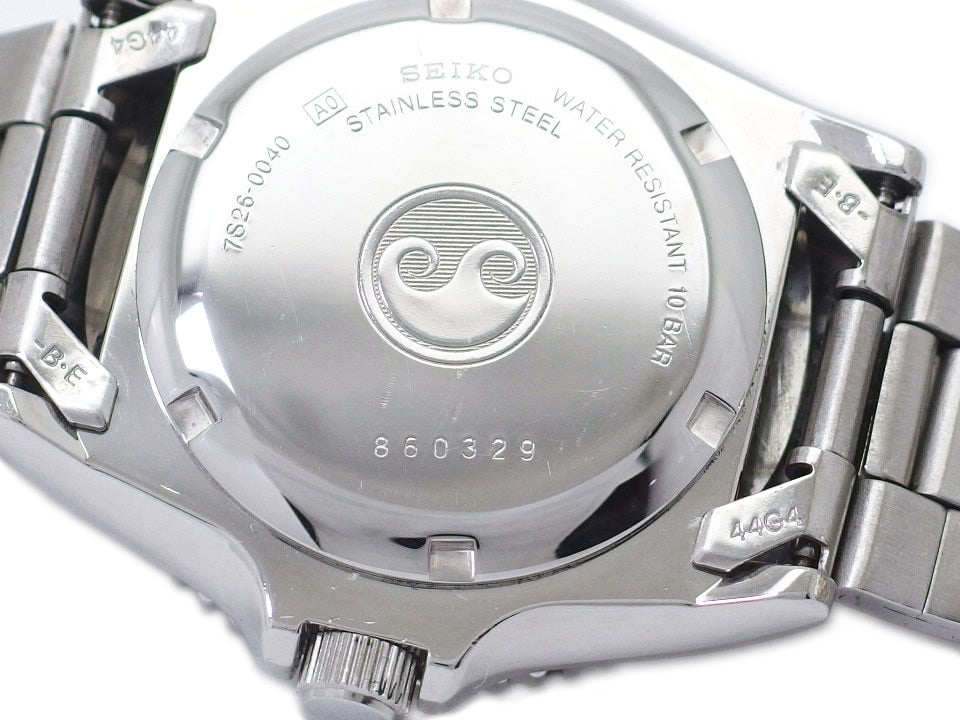 セイコー ダイバー 100M 7S26-0040 逆輸入 自動巻 USED