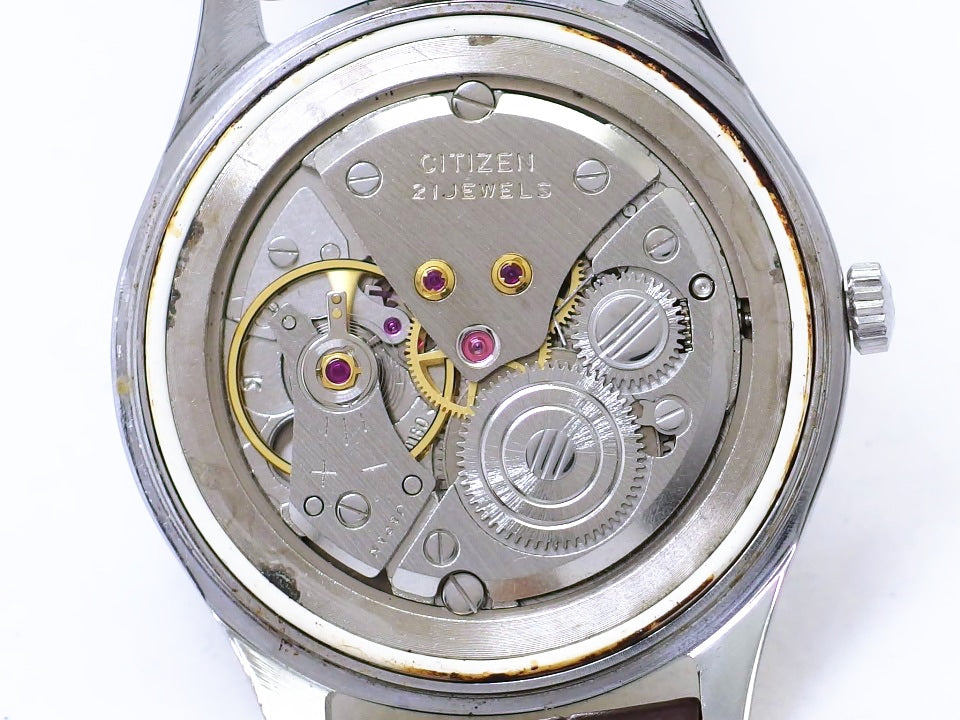 シチズン ホーマー 国鉄時計 中自 21石 手巻 OH済 昭和51年製 Citizen