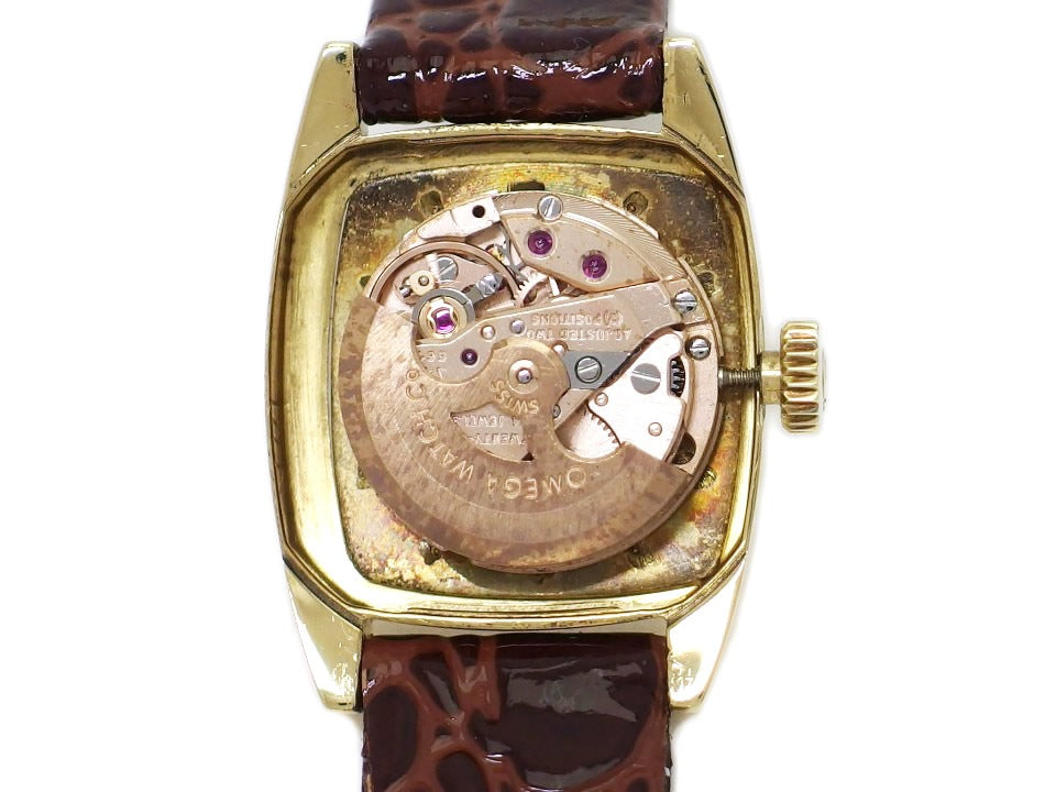 オメガ デヴィル 18K 551.050 Cal.661 自動巻 レディース OH済 1971年製
