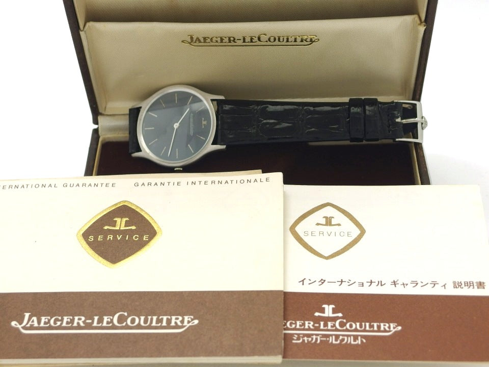 Jaeger-LeCoultre 18K White Gold Ref. 4464 22 Cal. 838 Manual Wind, Serviced, Purchased in 1974