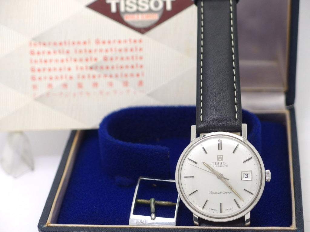 ティソ VISODATE（ヴィソデイト） Seastar Seven ワンピースケース Cal.782-1 手巻 OH済 1965年製　TISSOT