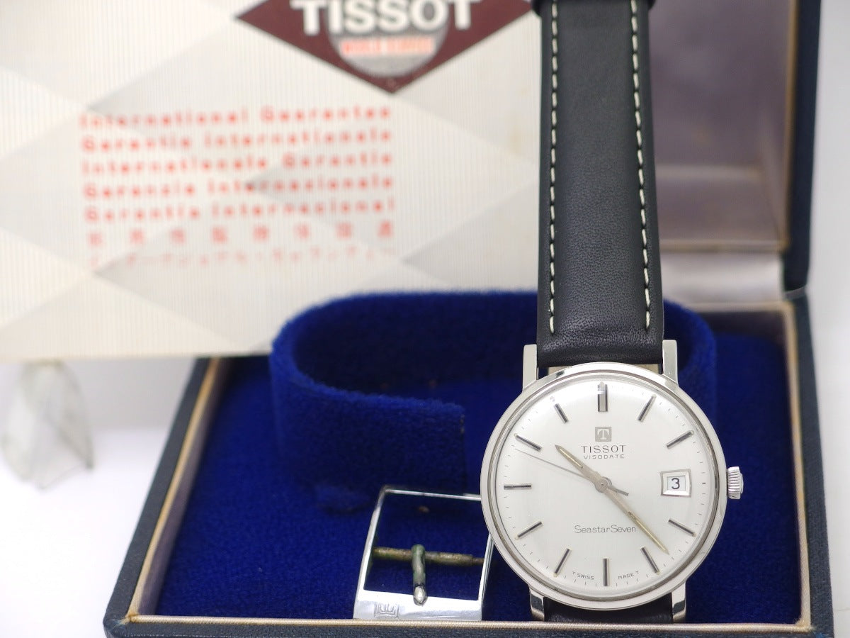 ティソ VISODATE（ヴィソデイト） Seastar Seven ワンピースケース Cal.782-1 手巻 OH済 1965年製　TISSOT
