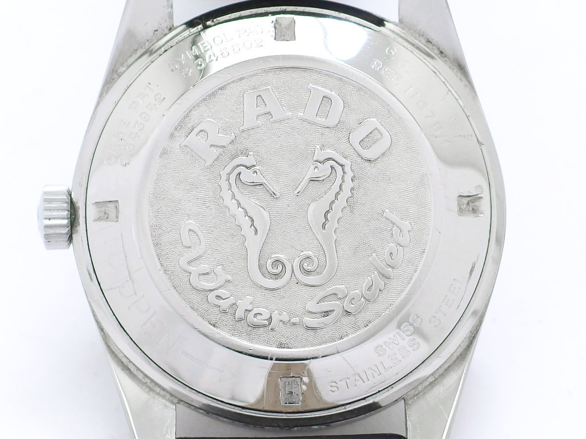 ラドー ゴールデンホース Ref.11675/1 純正リューズ 30石 自動巻 OH済 1970年代 Rado