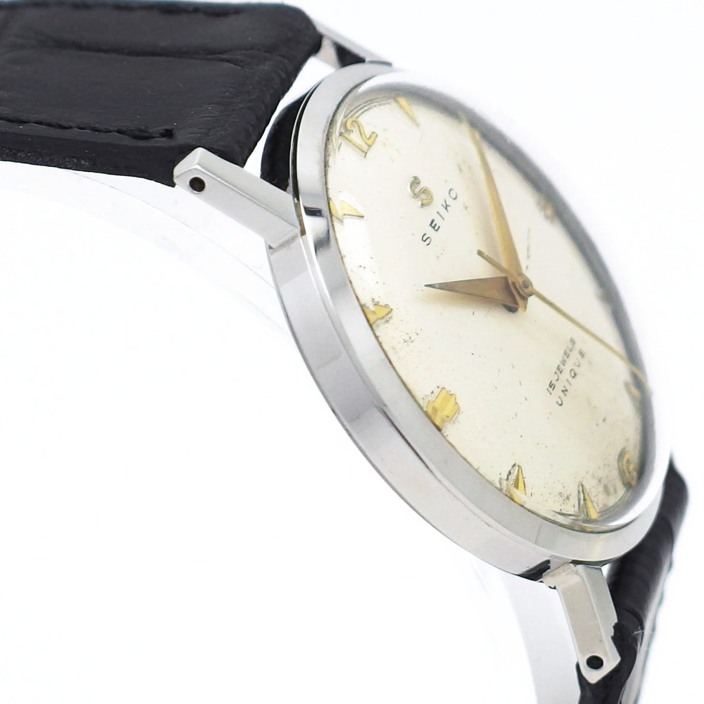 セイコー ユニーク Sマーク J13012 赤色機械 15石 手巻 OH済 昭和32年製/1957年製 Seiko
