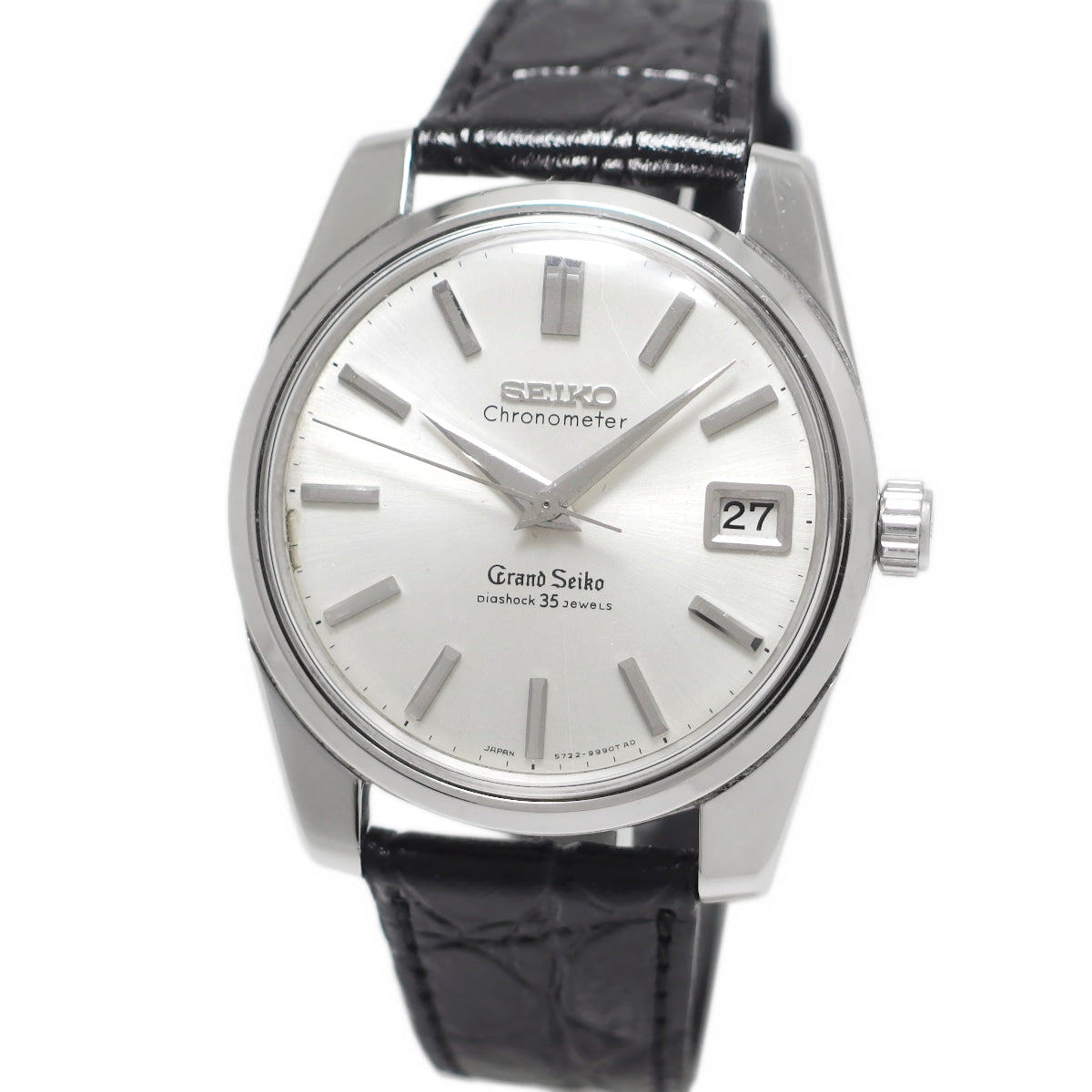 [Rare] Grand Seiko 2nd Model Early Type 43999 W, Seiko Crown, Lion Medallion, Manual Wind, Overhauled, Manufactured in 1964 (Showa 39)