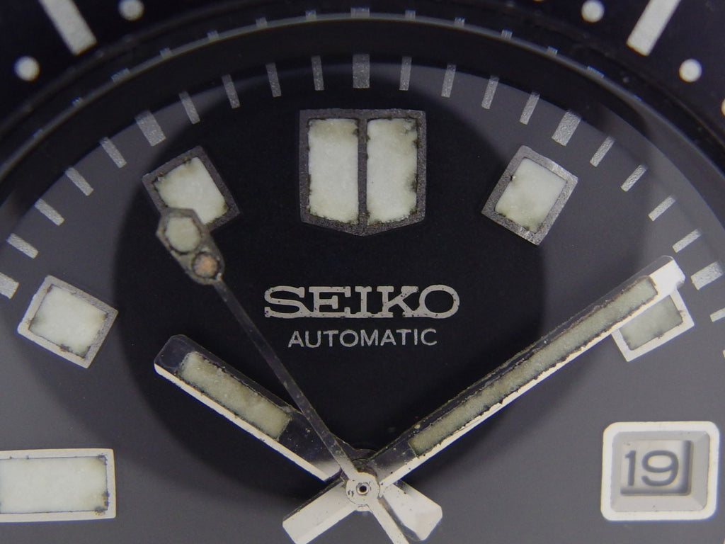 セイコー セカンドダイバー 150m 6105-8110 新品ガラス 自動巻 OH済 1974年／昭和49年製 Seiko