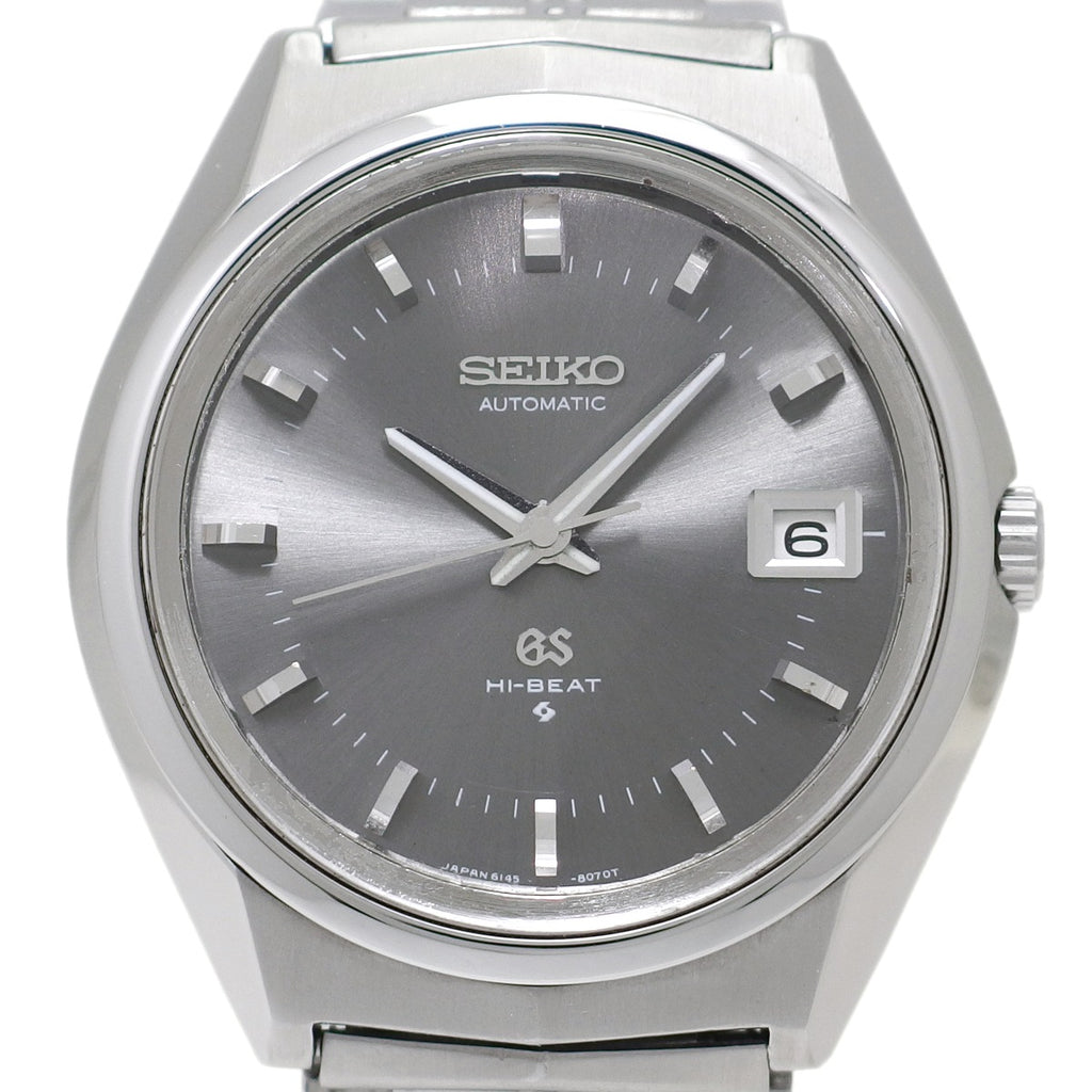グランドセイコー 6145-8050 ハイビート36000 グレー文字盤 自動巻 OH済 昭和47年/1972年製 Seiko