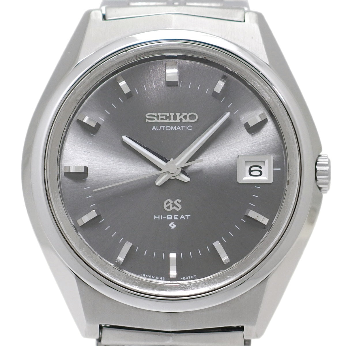 グランドセイコー 6145-8050 ハイビート36000 グレー文字盤 自動巻 OH済 昭和47年/1972年製 Seiko